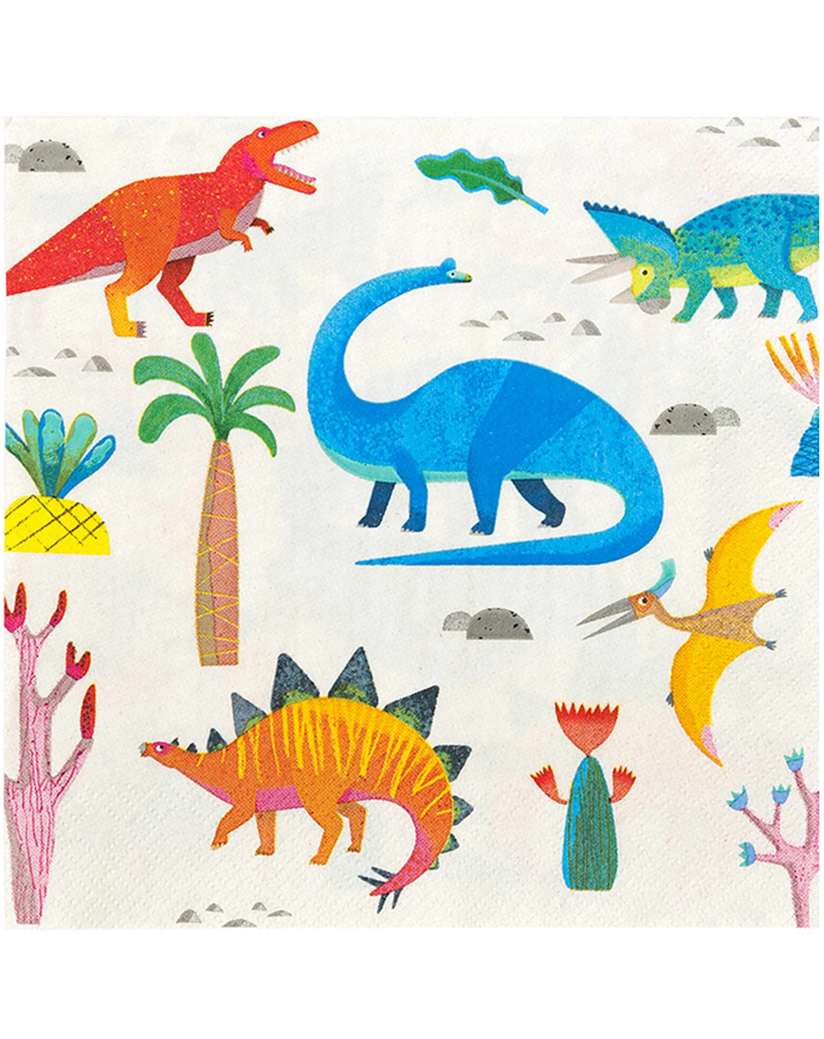 Papier-Servietten PARTY DINOSAUR (33cm) 20er Pack