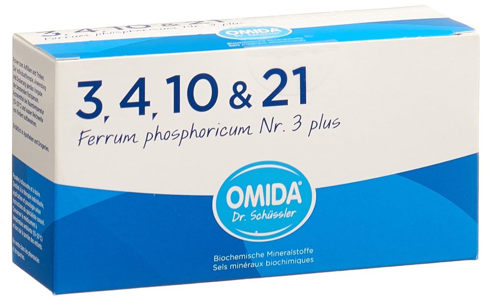 Omida Nr3 Ferrum phosphoricum plus Plv Btl 12 Stk