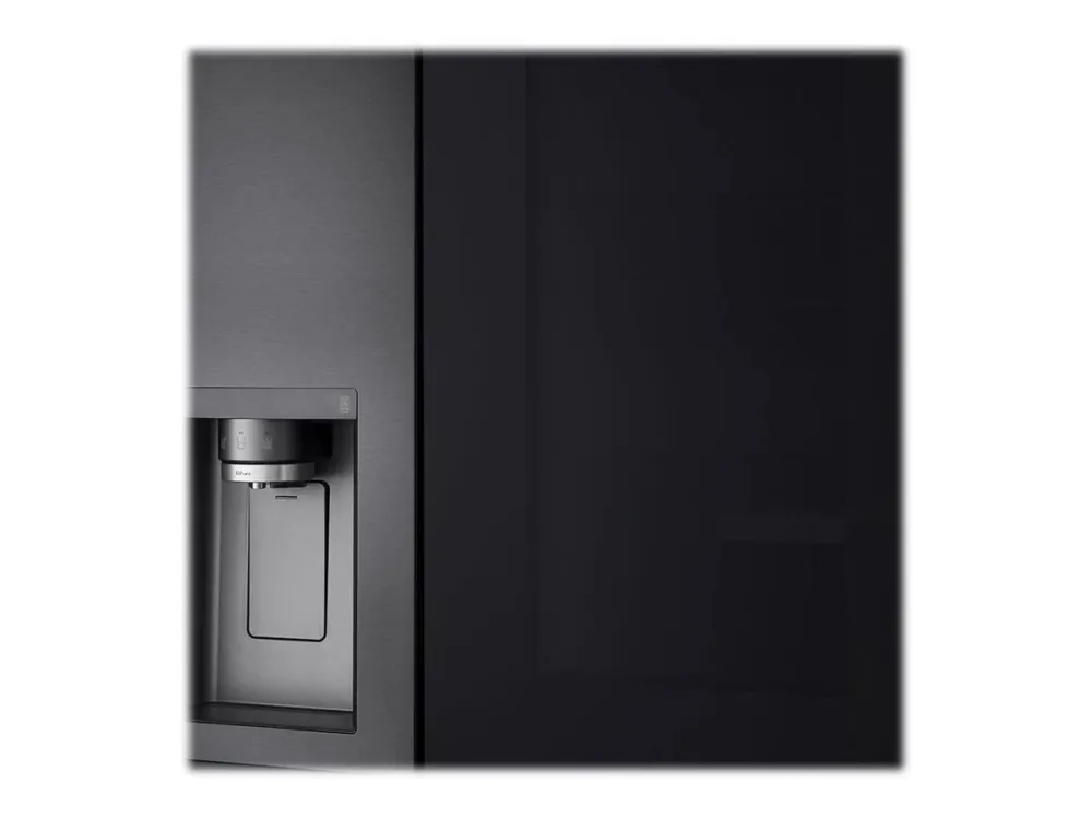 LG GSXV90MCAE - Køleskab/fryser - side ved side med vanddispenser, isdispenser - Wi-Fi - bredde: 91.3 cm - dybde: 73.5 cm - højde: 179 cm - 635 liter - Klasse E - kulsort