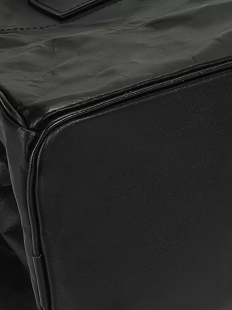DUREN Ledertasche - Henkeltasche THE MAN  schwarz