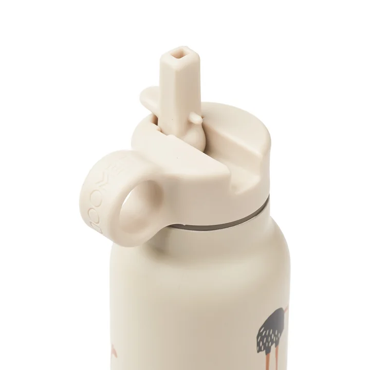 LIEWOOD - Falk Wasserflasche, 500 ml, Smiley, sandy