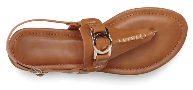 Vivance Zehentrenner  Sandale, Pantolette mit Schmuckelement VEGAN