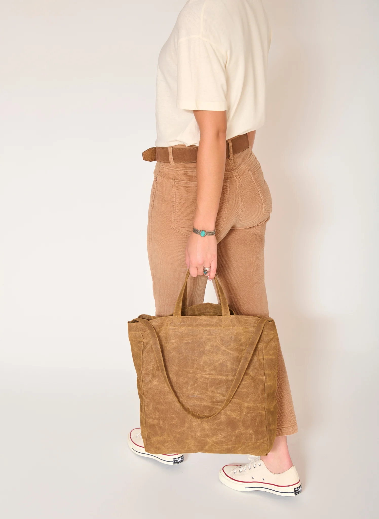 BILLY - Sac shopping en coton| Marron
