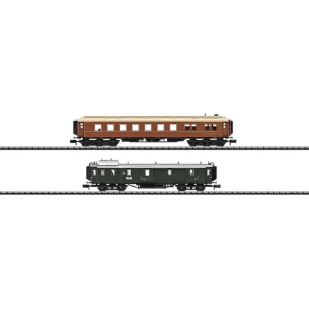 Trix Ergänzungs-Wagen-Set Bayerischer Schnellzug um 1925, Spur N