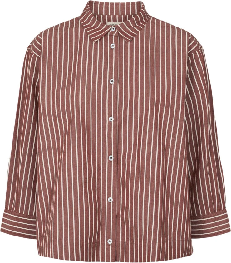 esmé studios ESGry Short Shirt GOTS Roasted russet
