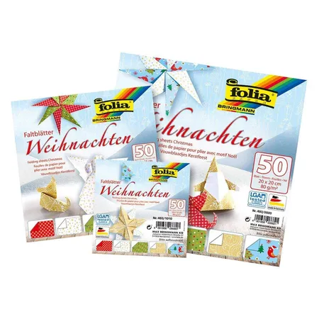 Folia Faltblätter Weihnachten 15 x 15