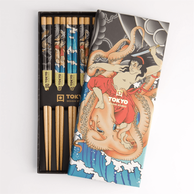 Tokyo Eestokjes Geschenkset/5 Yakuza Octopus