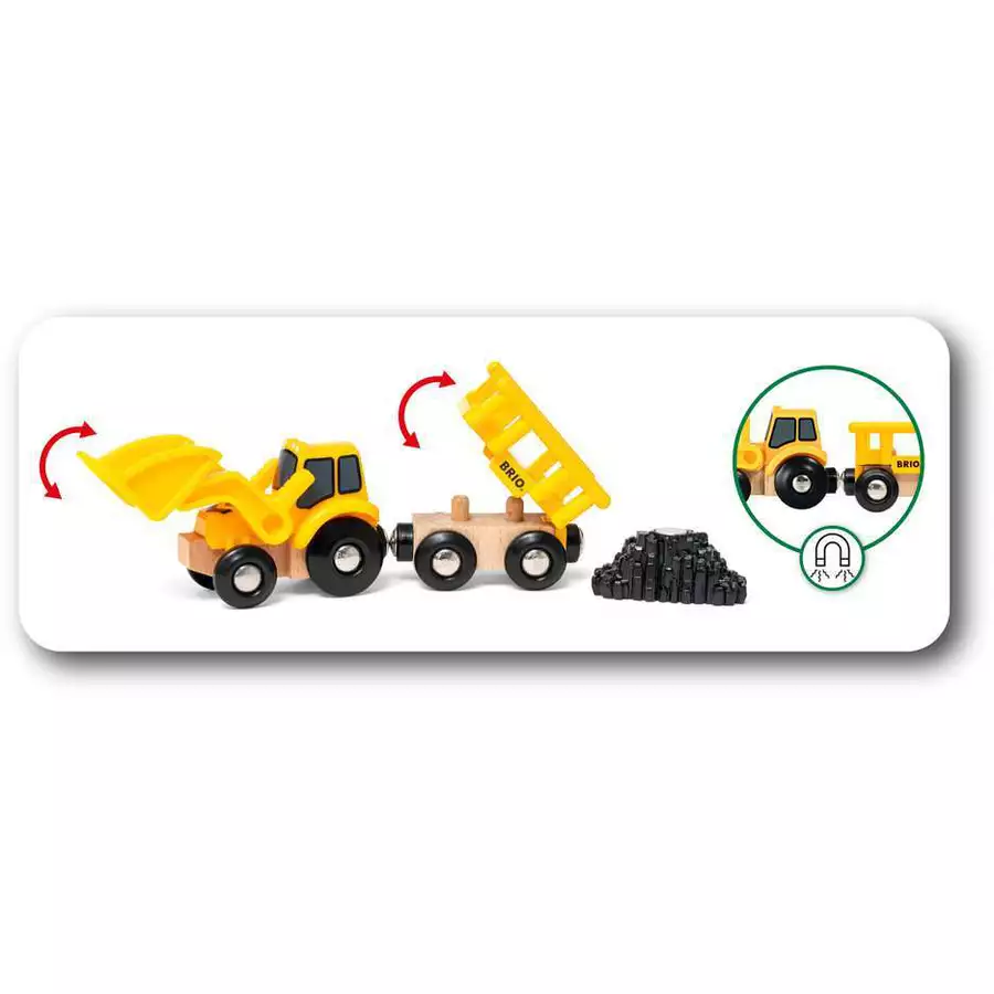 Brio BRIO Baustellenfahrzeuge bunt