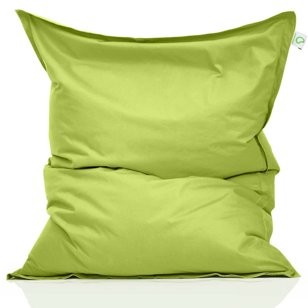 Green Bean Indoor Zitzak XXL 140x180cm 380 Liter Kinderen & Volwassenen Zitzak EPS Kralenvulling Reuze Zitzak Groot Ligbedkussen Zitkussen - Appelgroen