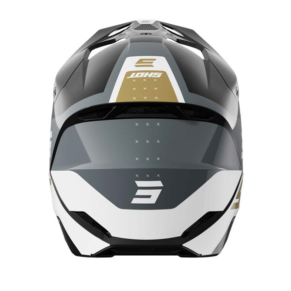 Shot - Casque Furious League Noir / Blanc / Gris / Or / Brillant