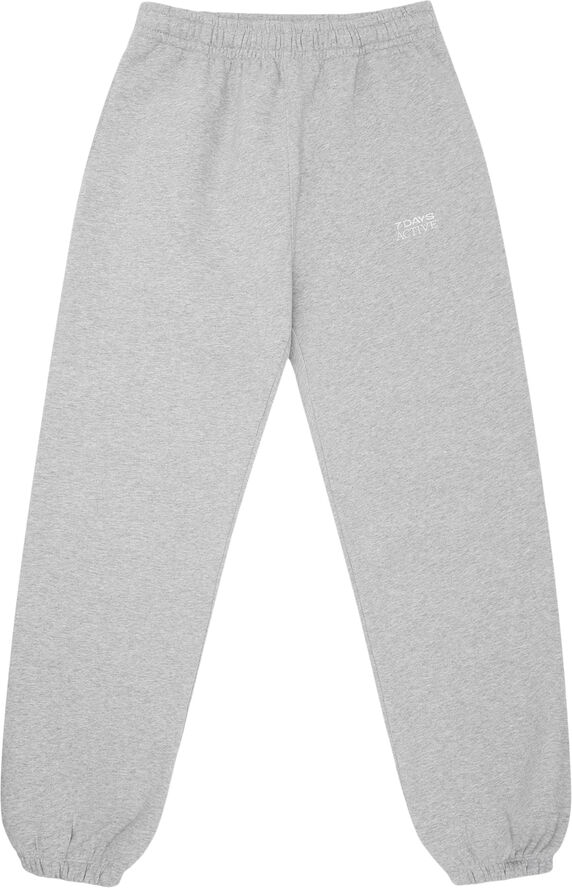 7 Days Active Organic Fitted Sweatpants 022 heather grey
