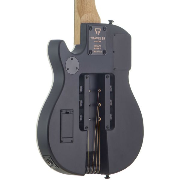 Traveler Guitar Escape Mark III Steel BK Satin