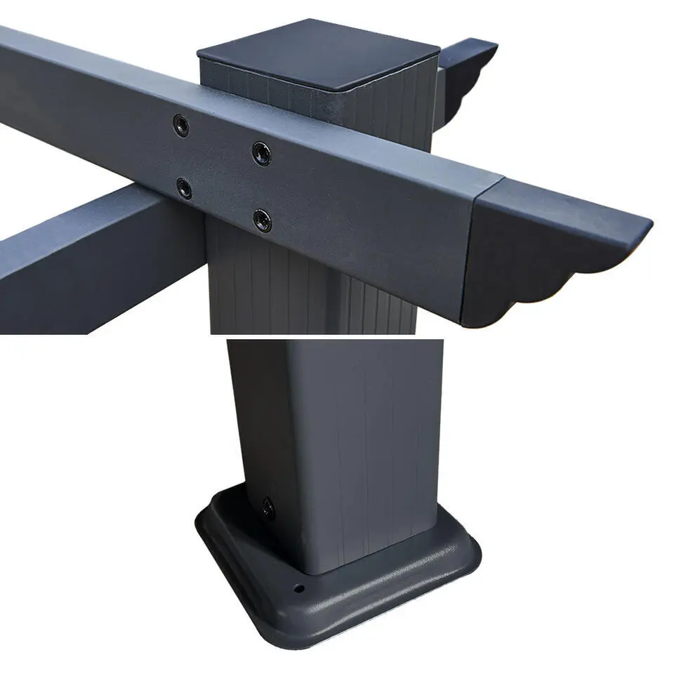 Happy Garden Pergola CASSIS - Grijs - Aluminium