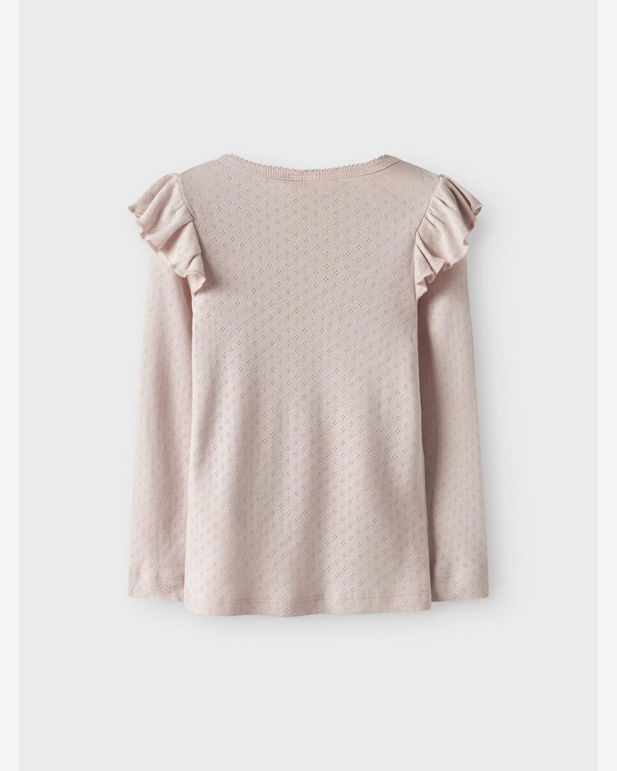 Trøye Langermet M/ Volanger – Pointelle, Øko TENCEL | Rachel Nan