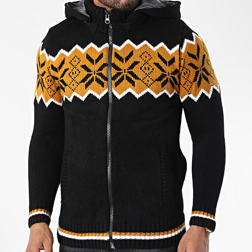 Gilet Zippé Capuche 3008 Noir