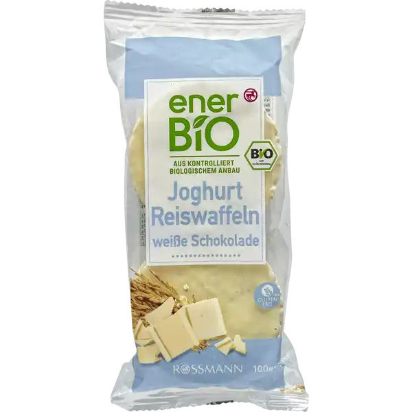 Joghurt Reiswaffeln weiße Schokolade