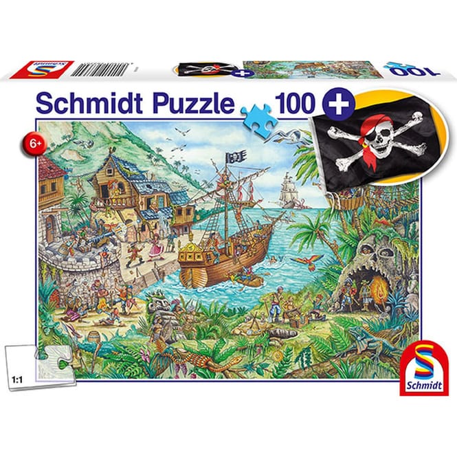 Puzzle - In der Piratenbucht - 100 Teile