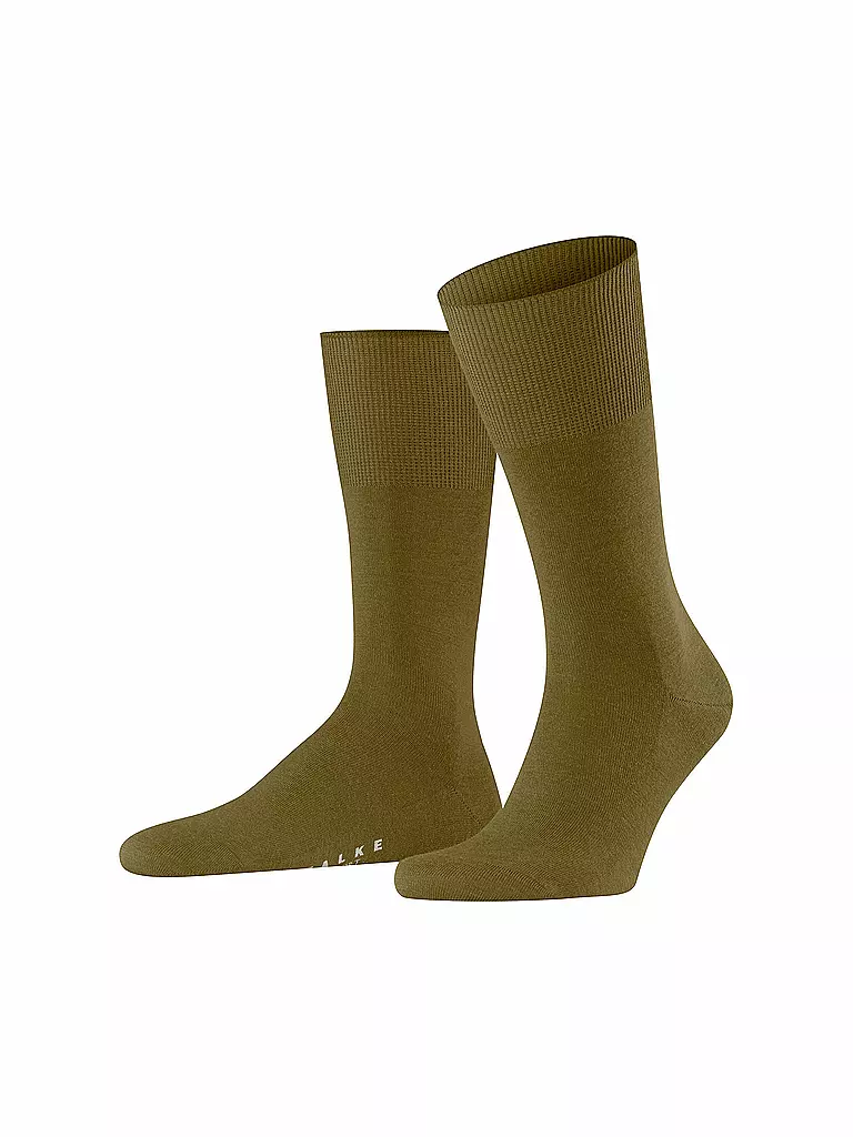 FALKE Socken Airport dried herb olive