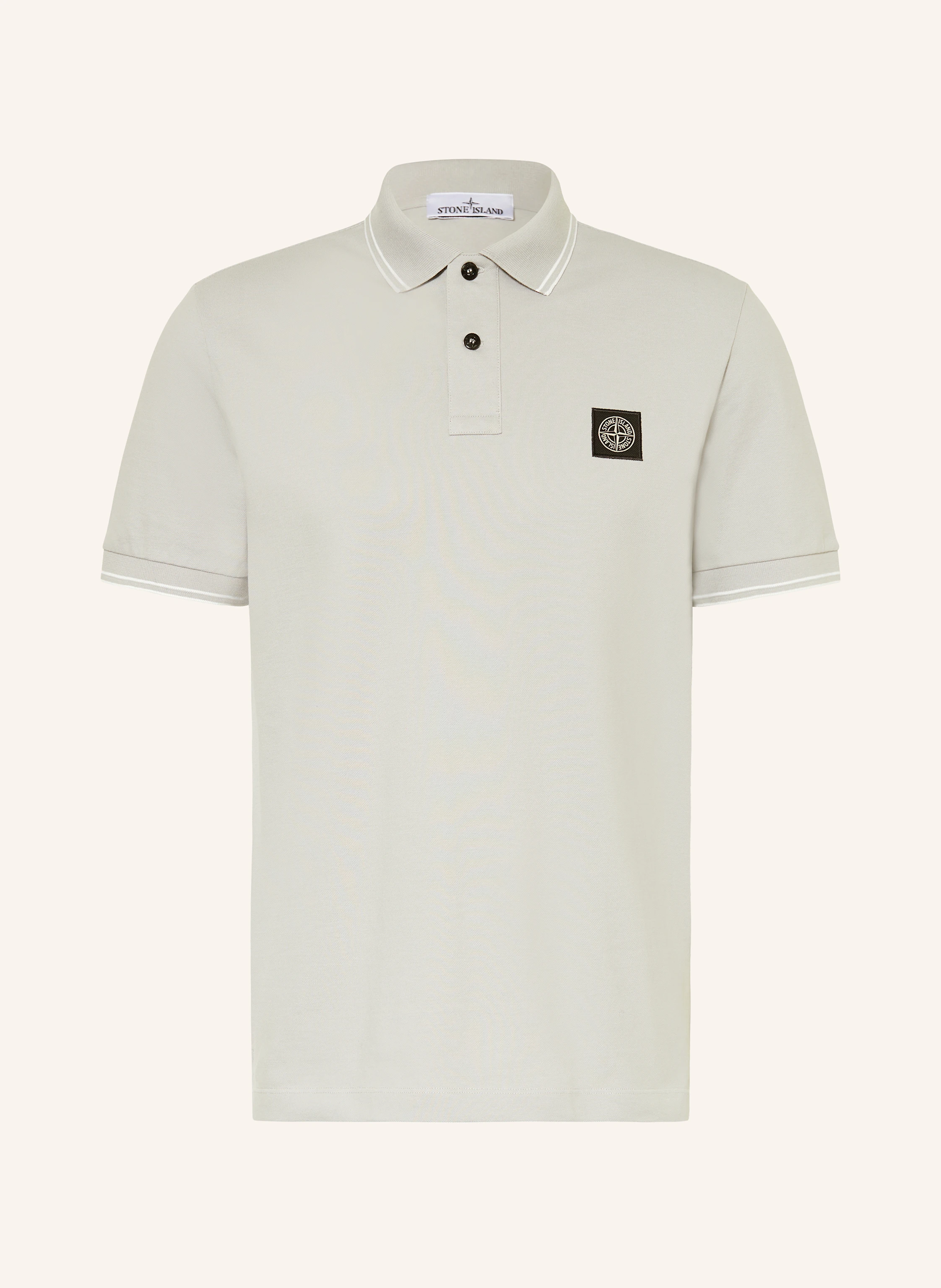 STONE ISLAND Piqué-Poloshirt Slim Fit