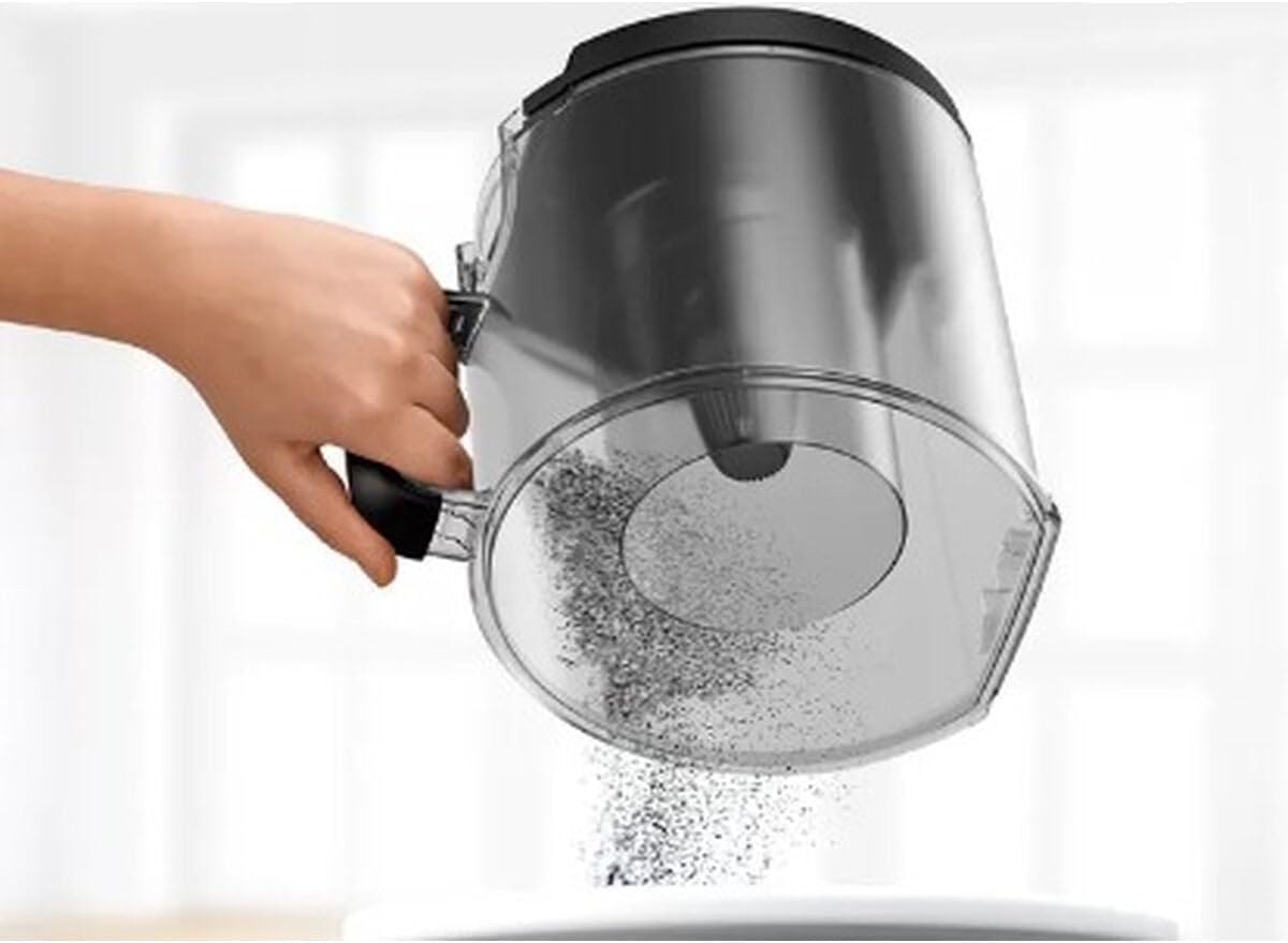 Bosch Electroménager Série 6, BGS41POW1, aspirateur traîneau sans Sac, capacité de 2,4L, variateur de Puissance à la poignée, Rayon d'action de 10 m,