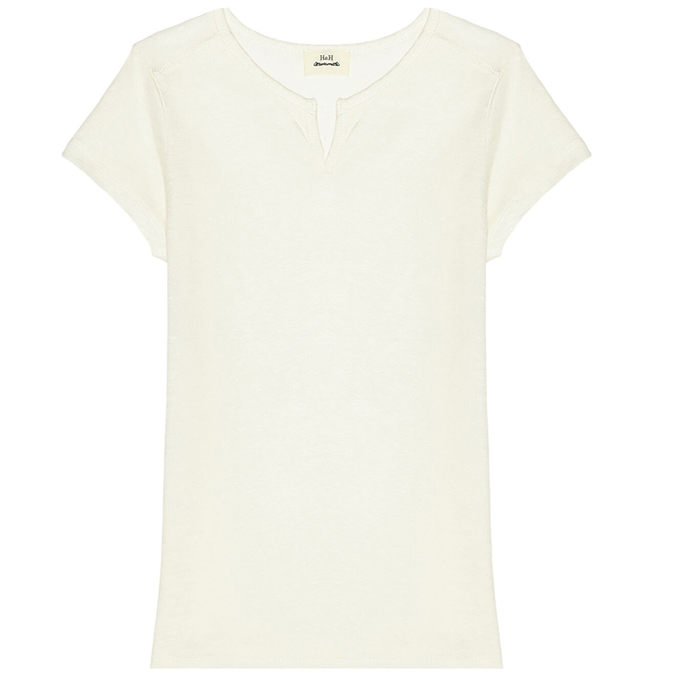 Hartford T-Shirt 100% Lin Turbula  blanc