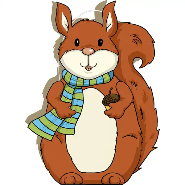 Laternen-Bastelset Eichhörnchen