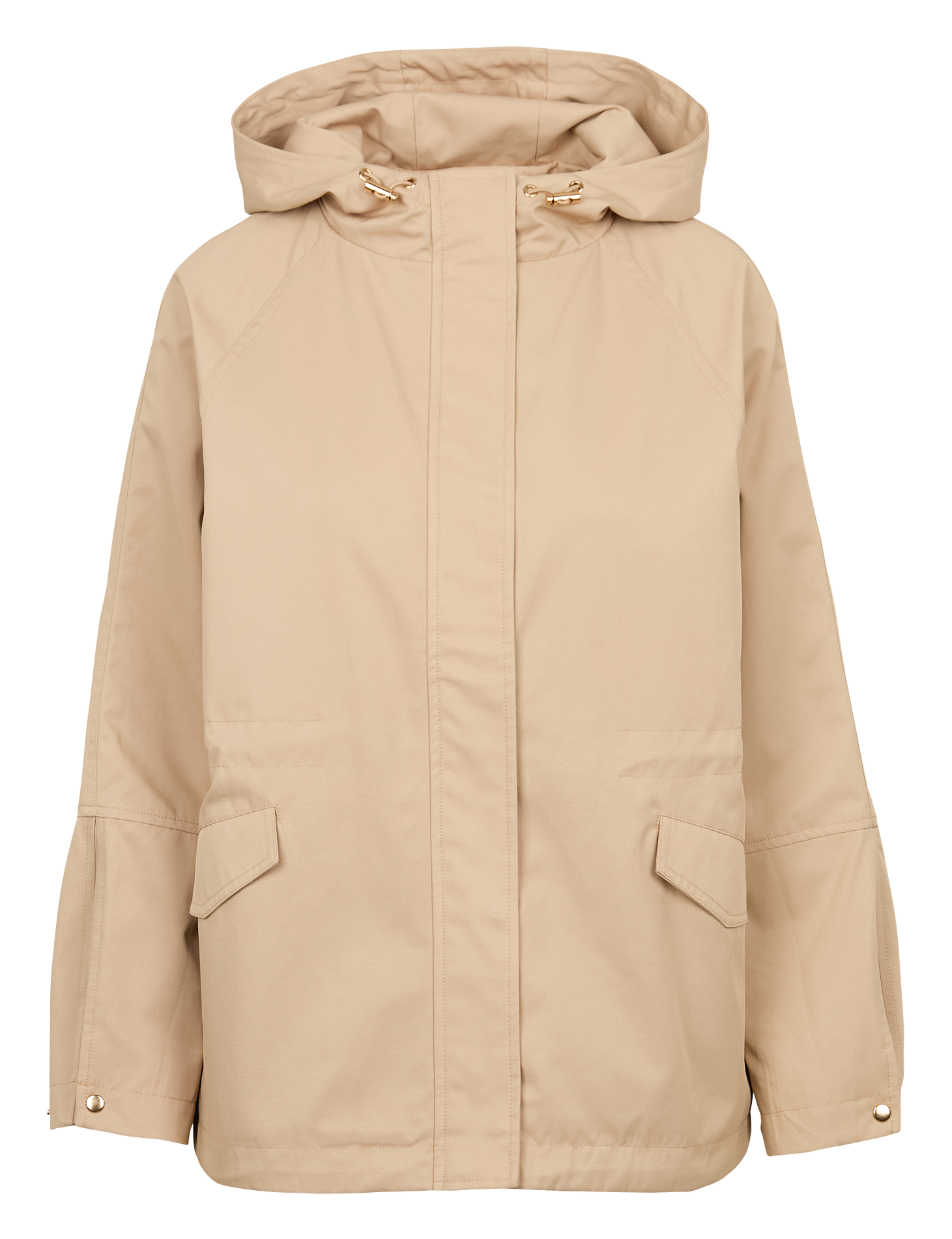 ANNETTE - Parka en coton mélangé | Beige