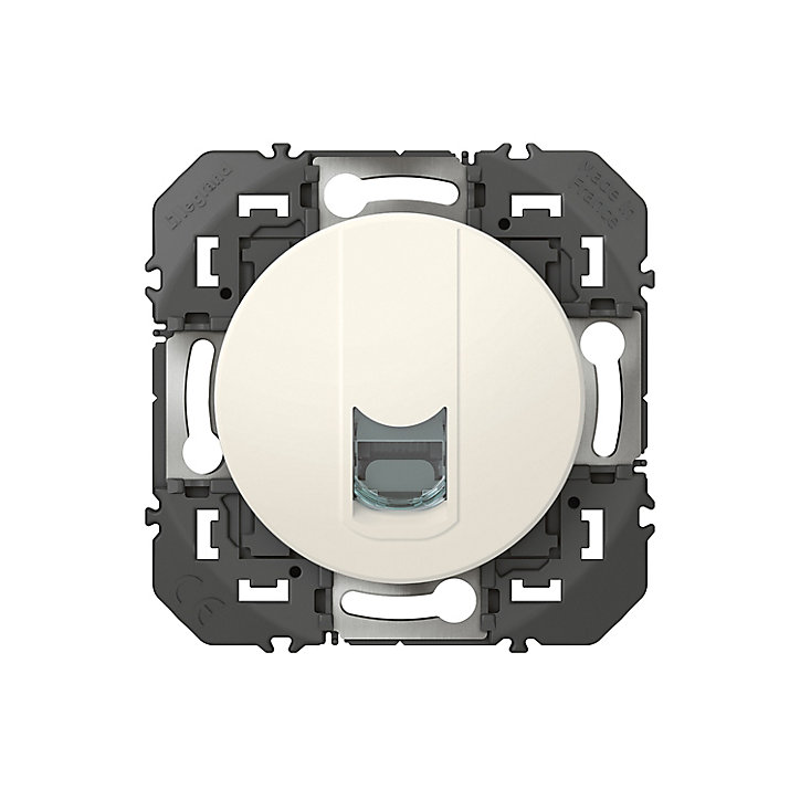 Prise RJ45 Legrand Dooxie blanc carrée