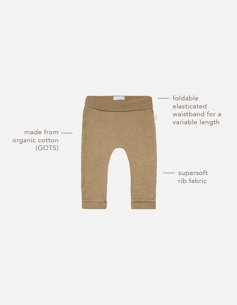 Noppies Newborn Joggingbroek Naura - Light Green Melange