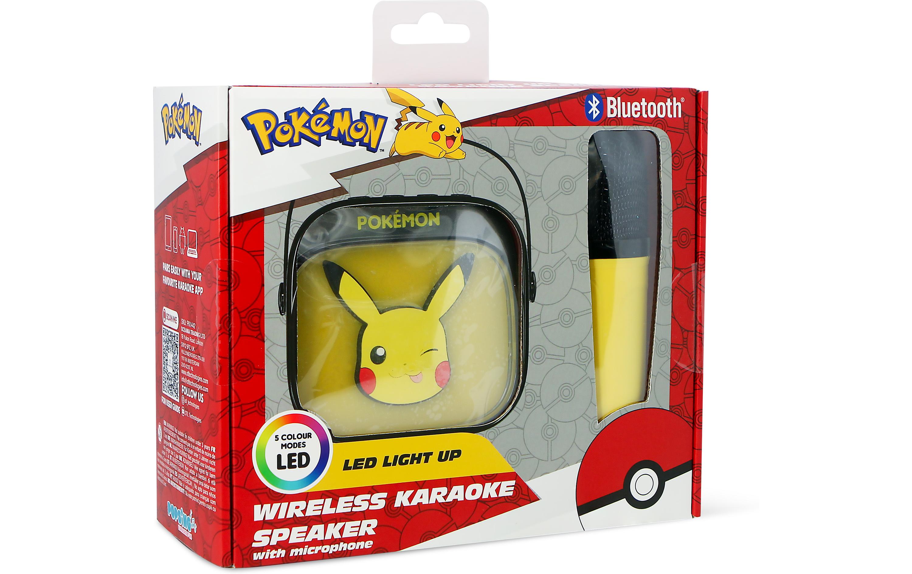 Pokemon LED Wireless Karaoke Lautsprecher und MikrofonMit LED-Leuchten