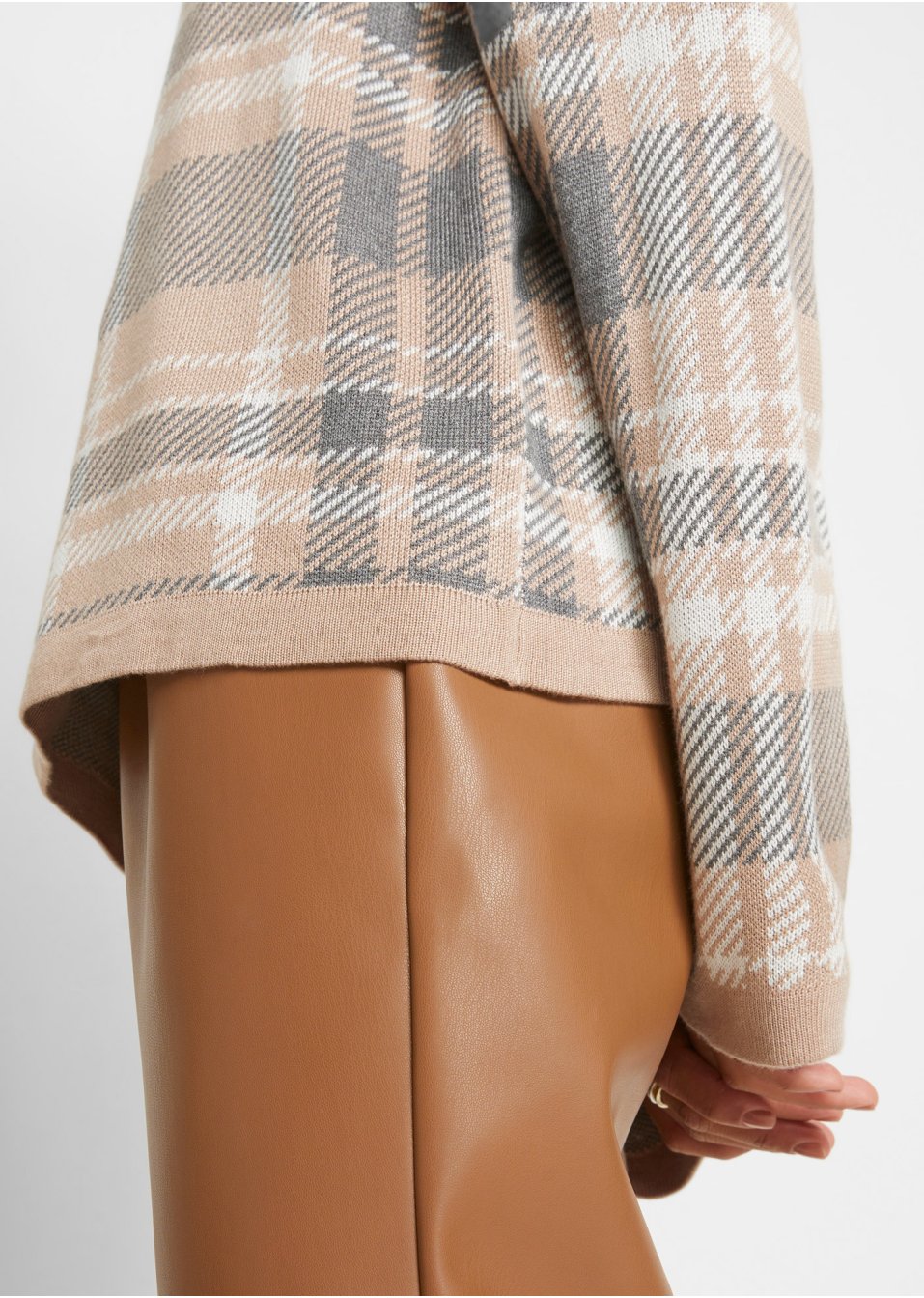 Pull jacquard en viscose