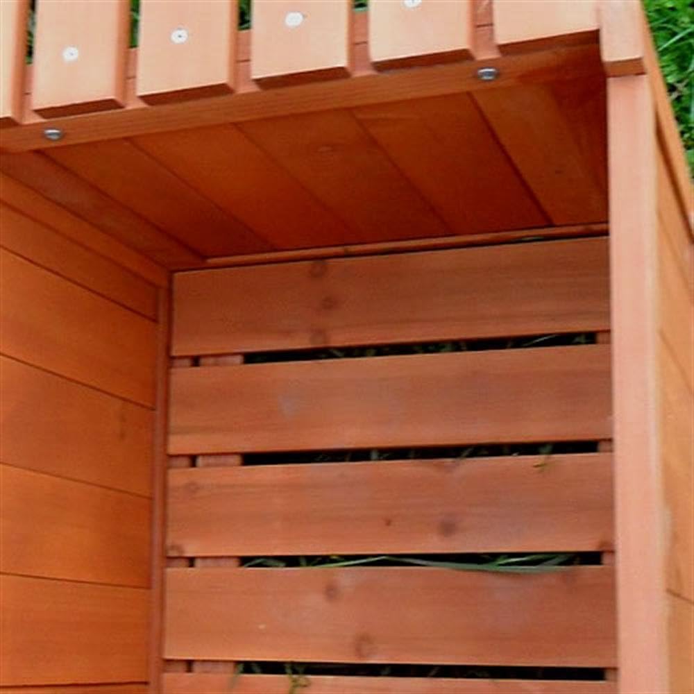 Melko Gartenbank mit Blumenkasten 180x40x40CM Garten Holz Bank Sitzbank Parkbank mit Pflanzkasten