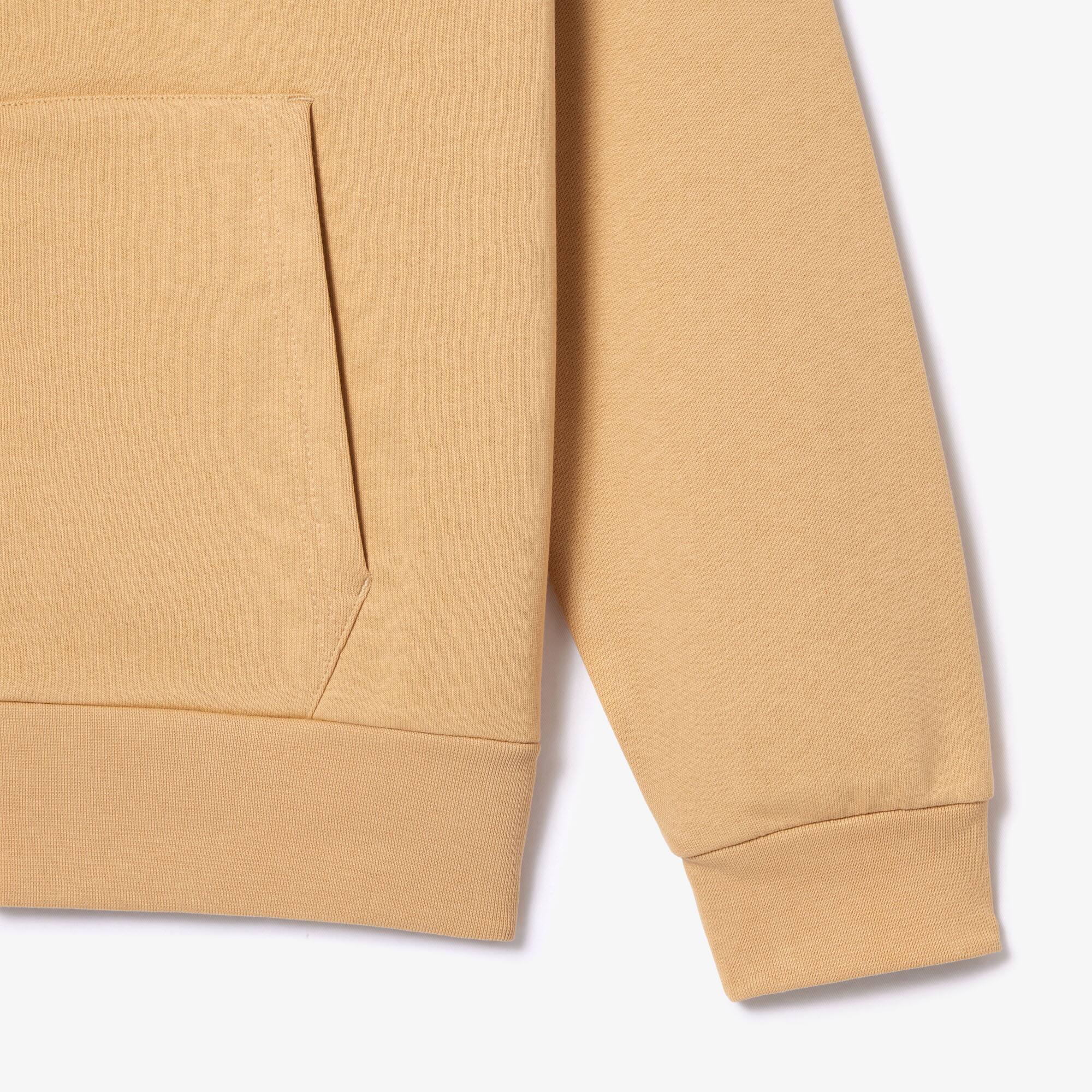 HERREN LACOSTE SWEAT-JACKE MIT KÄNGURUTASCHE AUS FLEECE Sweatshirts - Beige - Lacoste - Herren