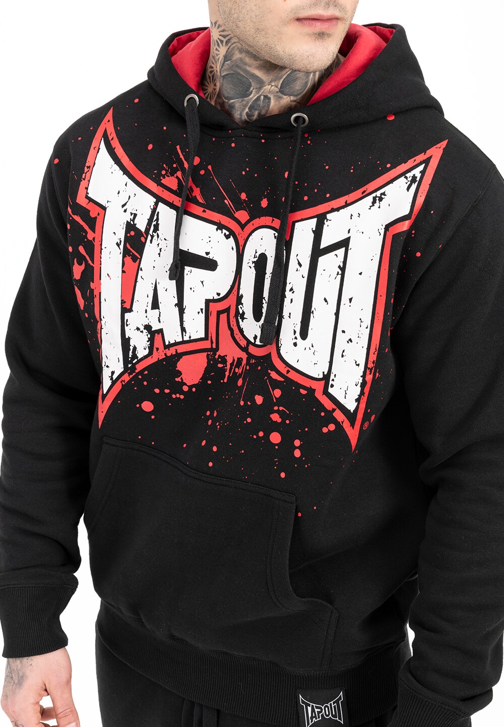 Tapout Herren Kapuzensweatshirt normale Passform SPLASHING HOODIE