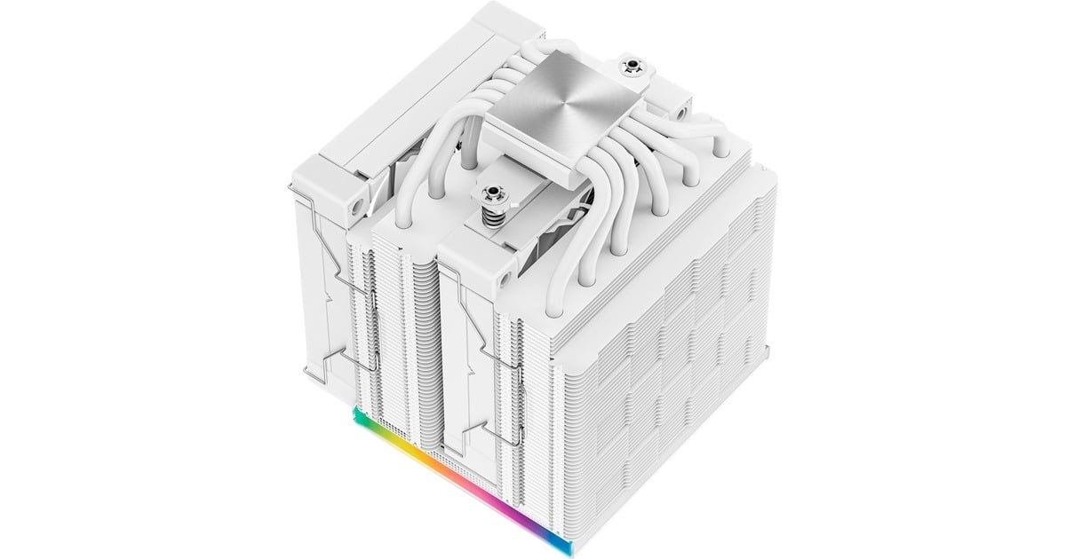 DeepCoolAK620 DIGITAL RGB CPU-koeler  (Wit)