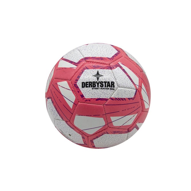 Derbystar - Mini Fußball- Street Soccer - weiß/pink