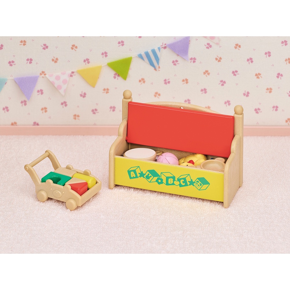 Sylvanian Families Spielzeugkiste Schneehase & Panda-Babys