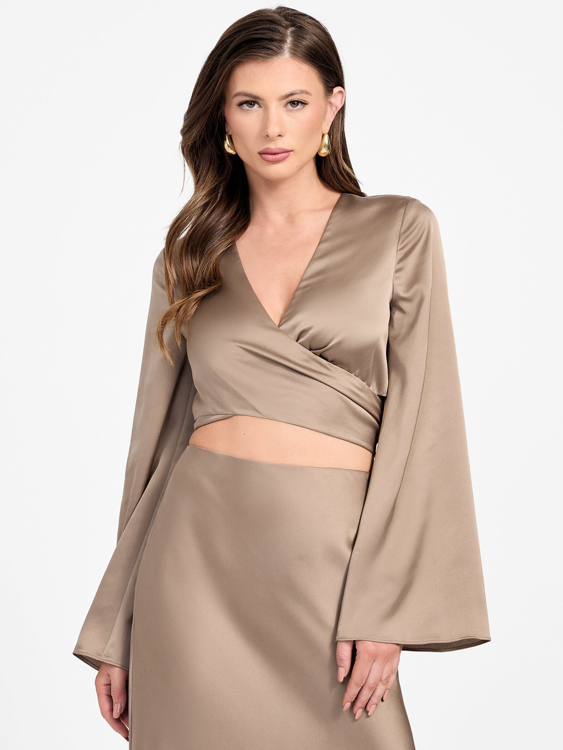 Blusa Eco Monica com amarração frontal