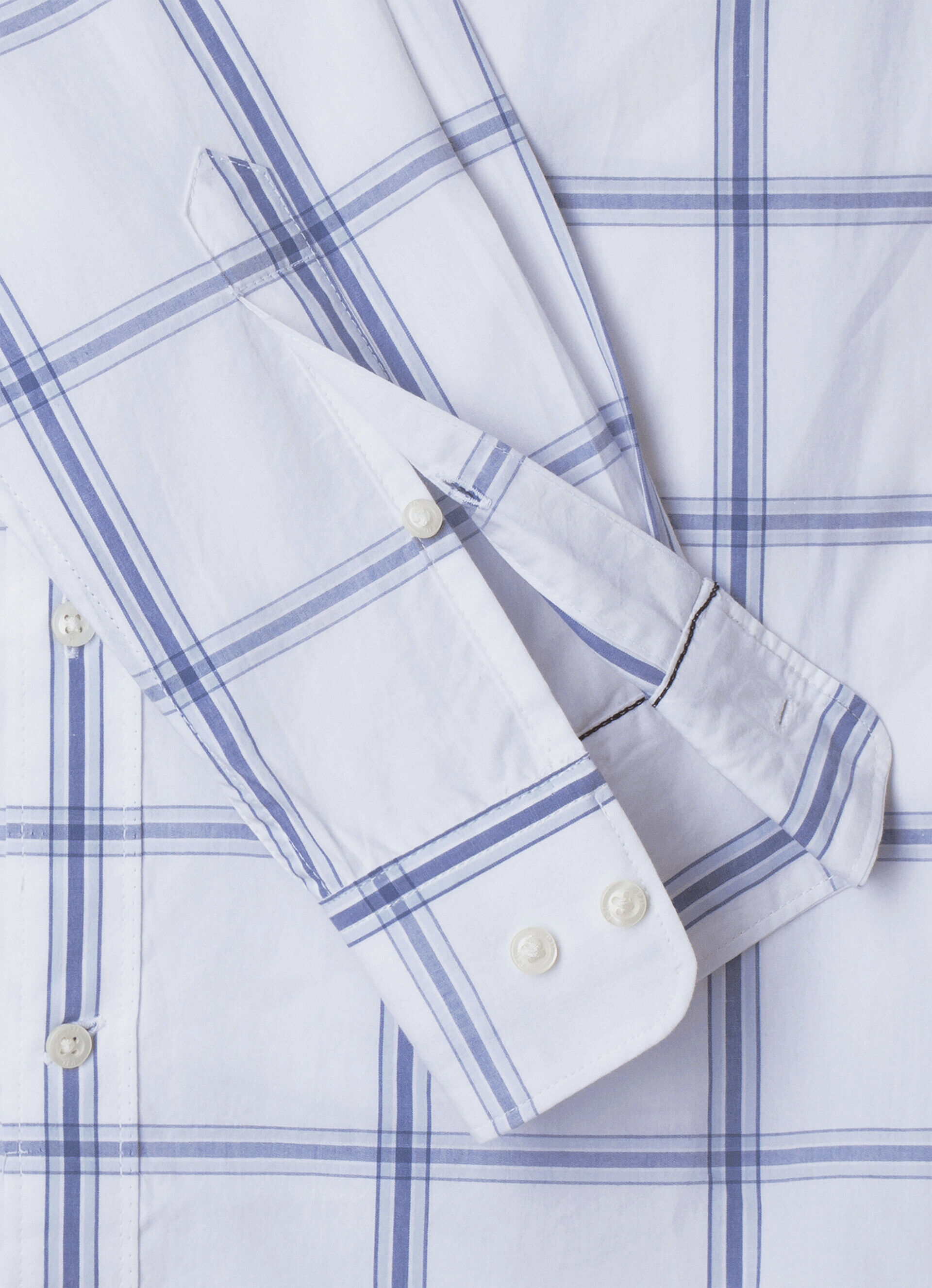Camisa Lorian Fit Slim Popeline - branco marfim