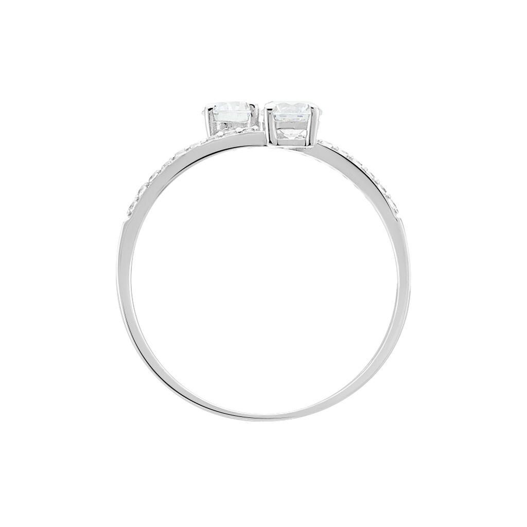 Bague Arista Or Blanc Oxyde De Zirconium