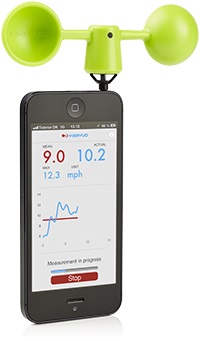 Vaavud Smartphone Wind Meter Red