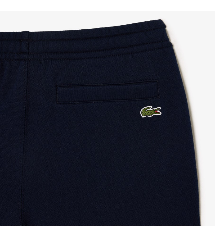 Calça de treino Lacoste Jogger, estampa azul-marinho