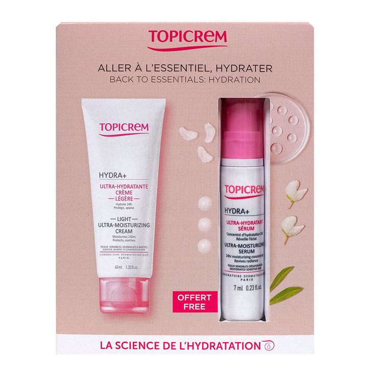 Hydra+ ultra-hydratante crème légère 40ml + sérum offert