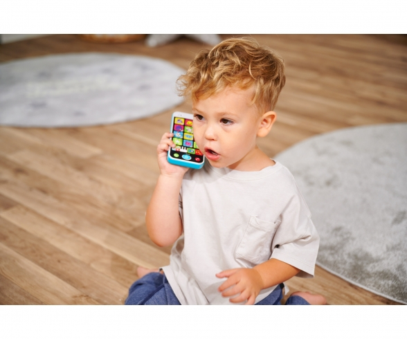 Kinder Smartphone Baby Handy Spielzeug mit Musik / Tiergeräuschen / Licht inkl. AAA Batterien (104010002)