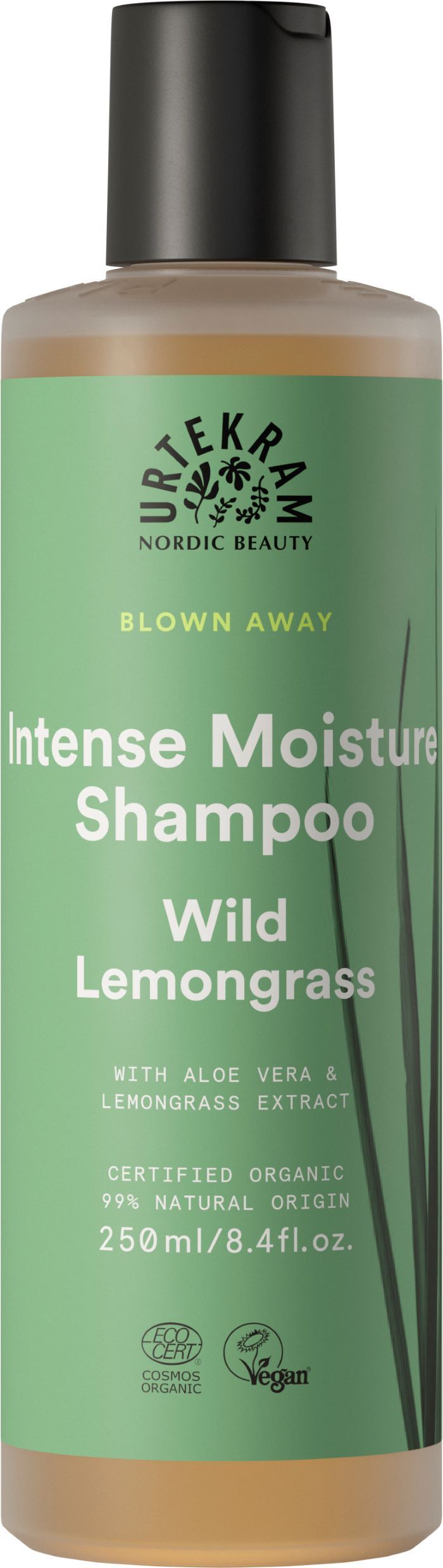 Urtekram Blown Away Wild Lemongrass Intense Moisture Shampoo