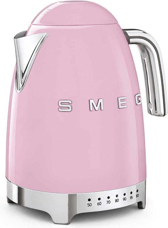 SMEG KLF04PKEU - Waterkoker - Roze - 1,7L - 7 Temperaturen