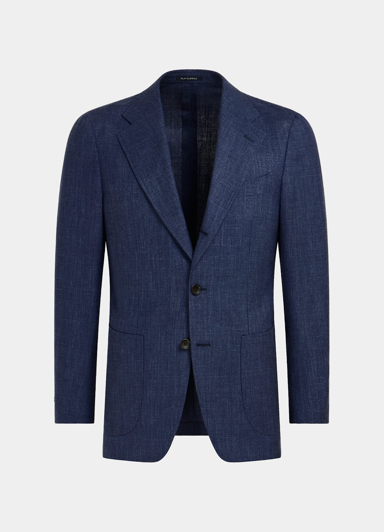 Costume Havana coupe Tailored bleu moyen