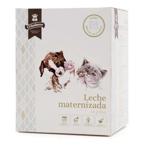 Leite para criadores de filhotes de cães e gatos.