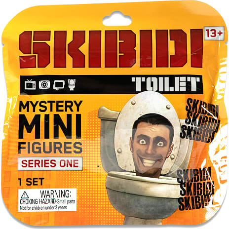Skibidi toilet mini mystery figurer - flere varianter - assorteret