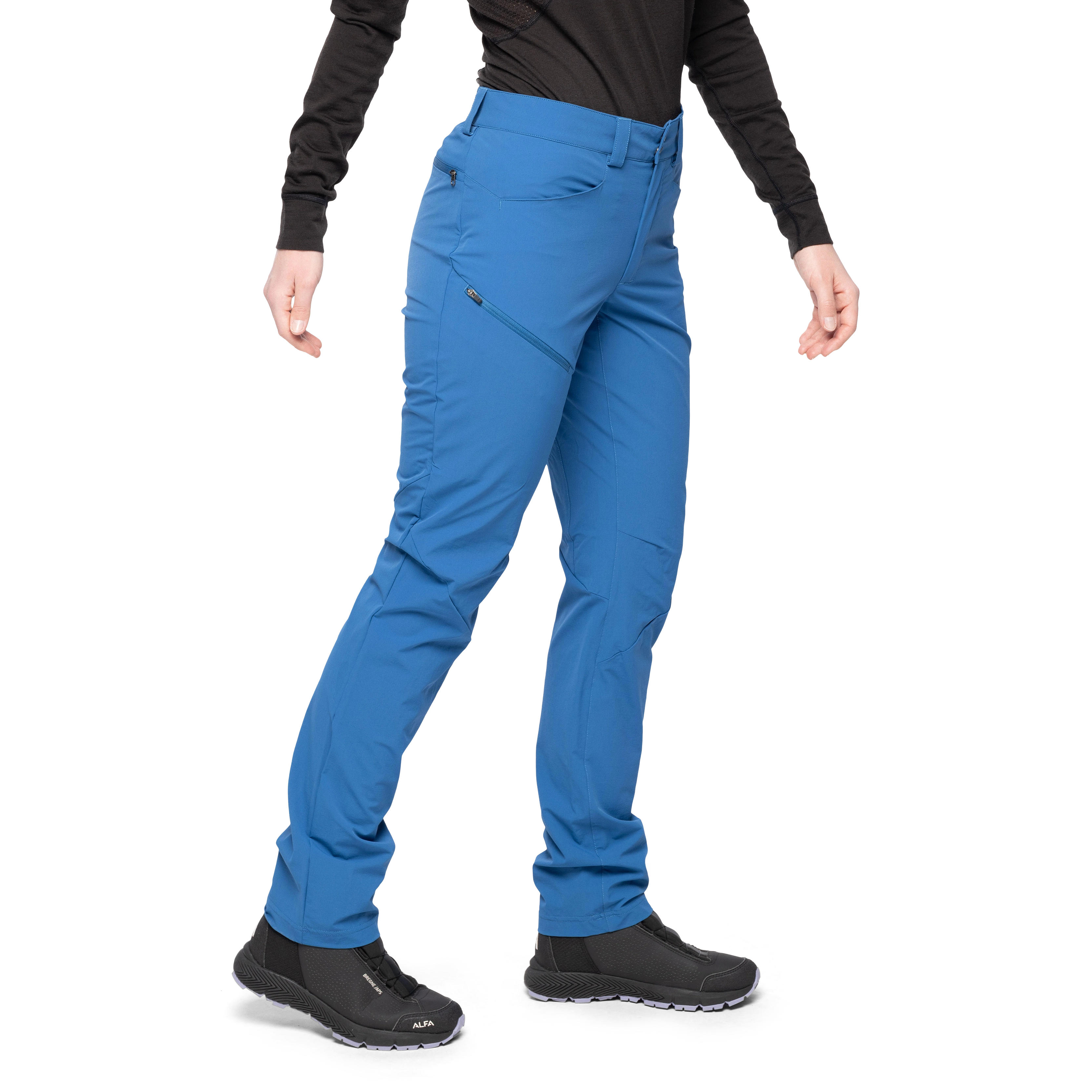 Vandre Light Softshell Pants Women North Sea Blue
